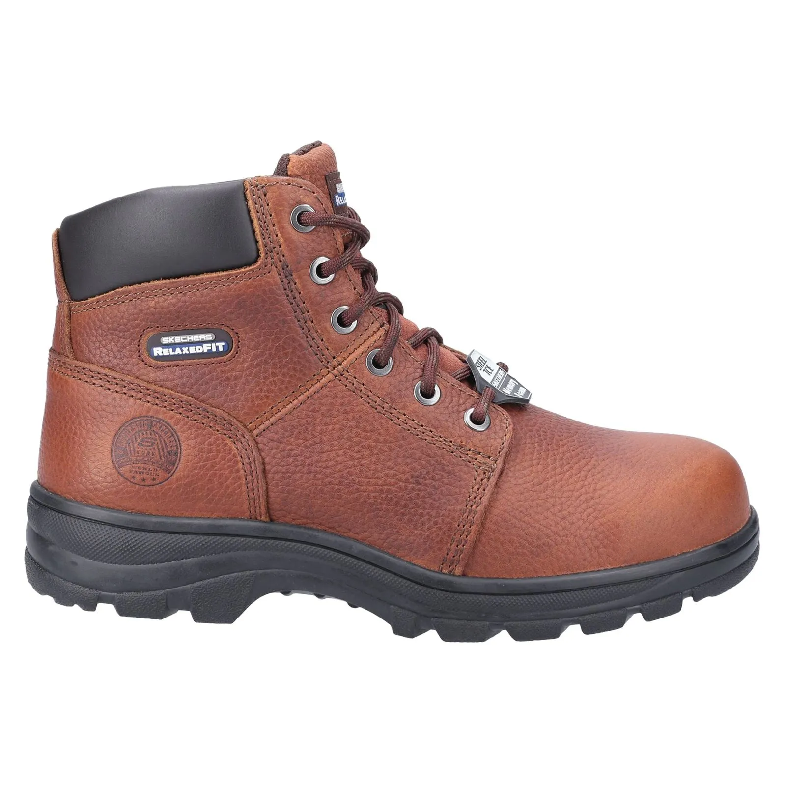 Men's Wide Fit Skechers 77009EC Workshire Safety Boots