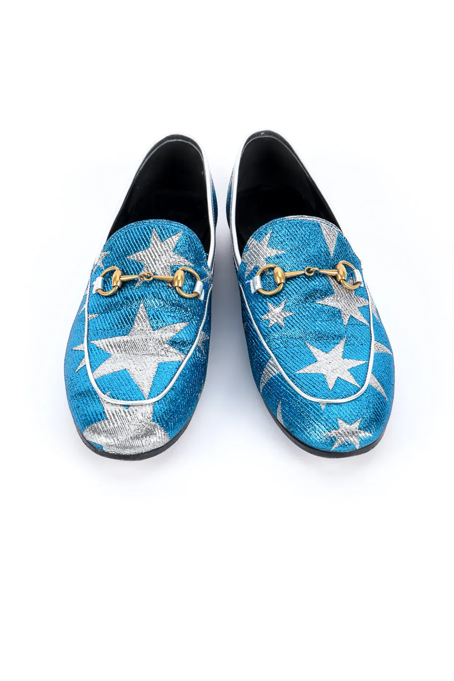 Metallic Star Loafers