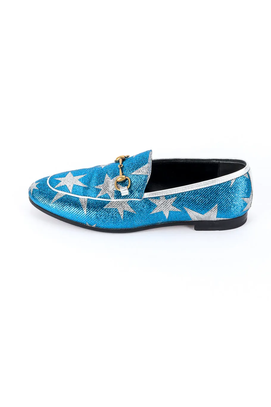 Metallic Star Loafers