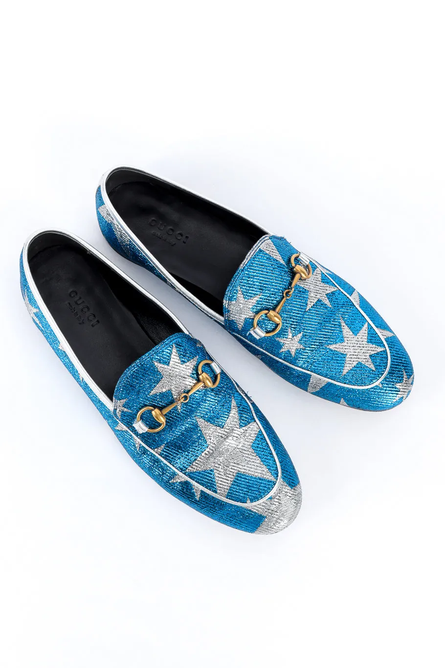 Metallic Star Loafers