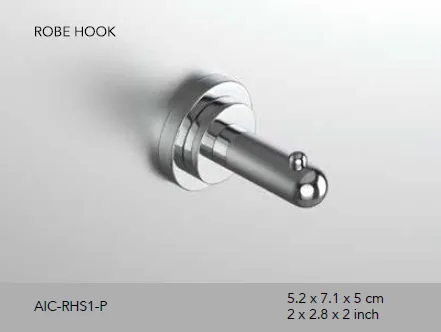 Neelnox - Collection Aire Classic - Robe Hook Single - AIC-RHS1