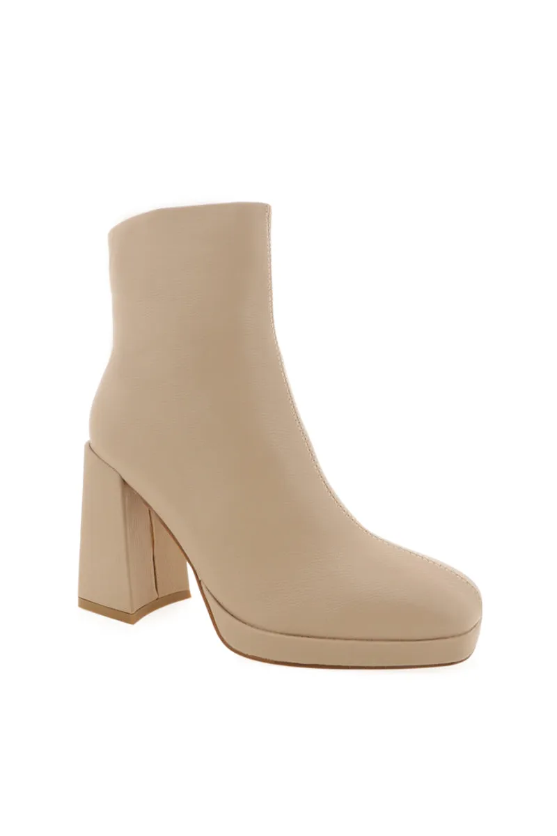 Pamela Block Heel Bootie