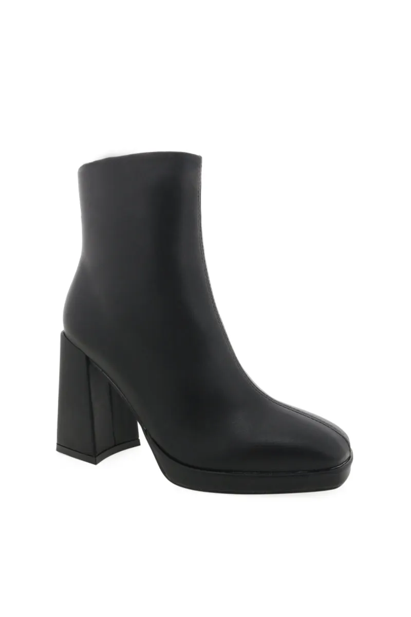 Pamela Block Heel Bootie