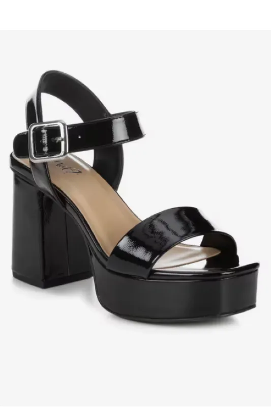 Platform Heel with Ankle Strap