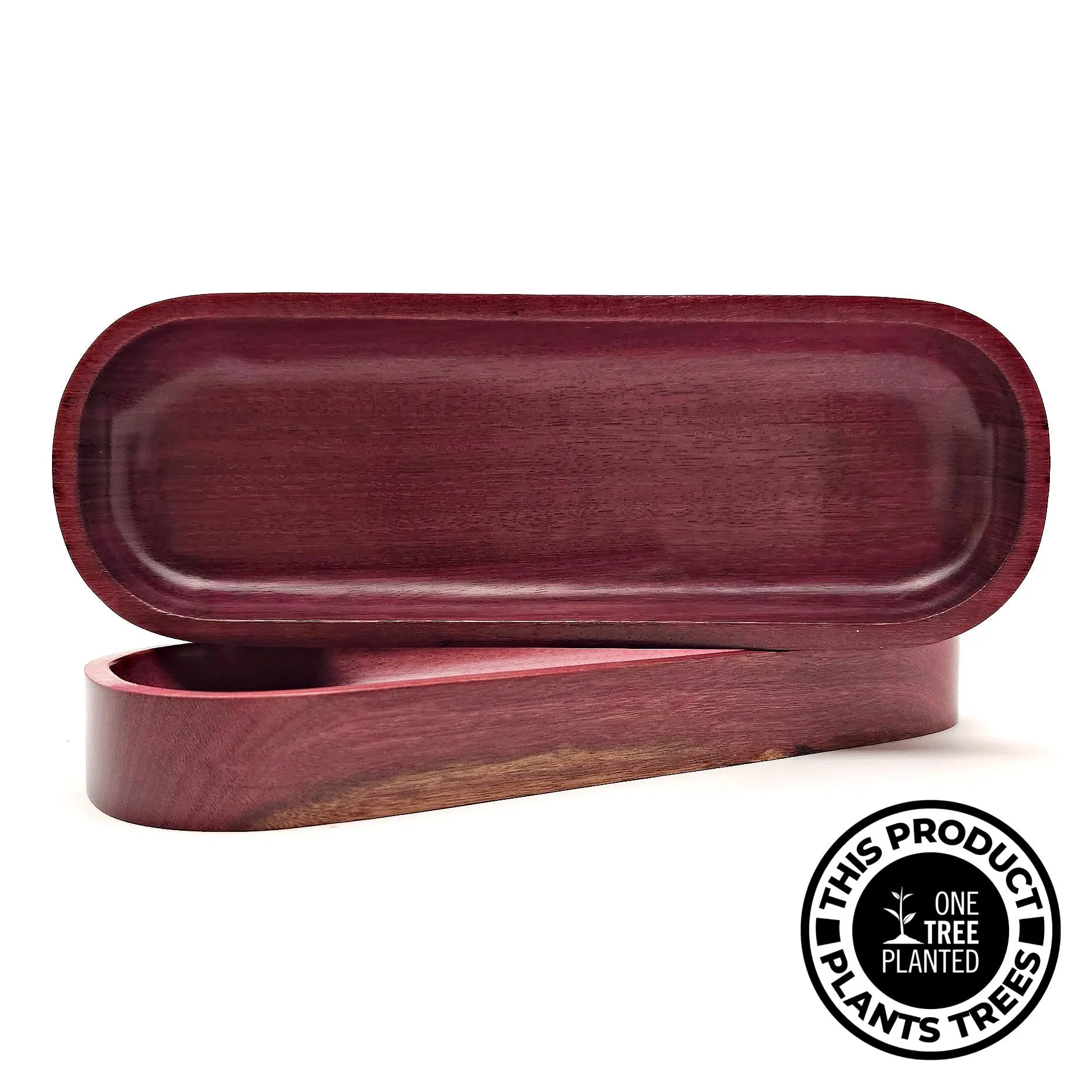 Purpleheart Hook Tray