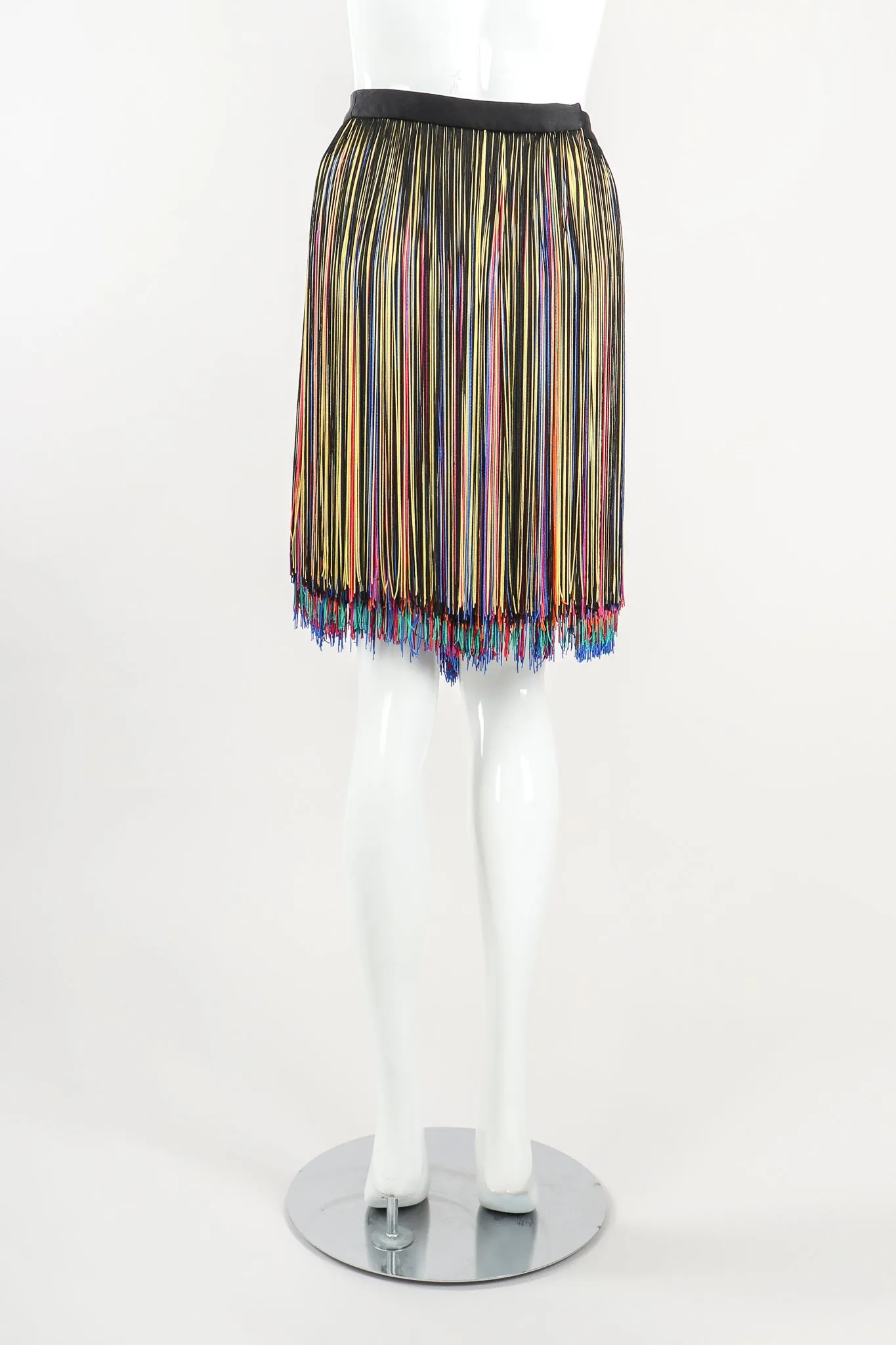 Rainbow Fringe Shimmy Skirt