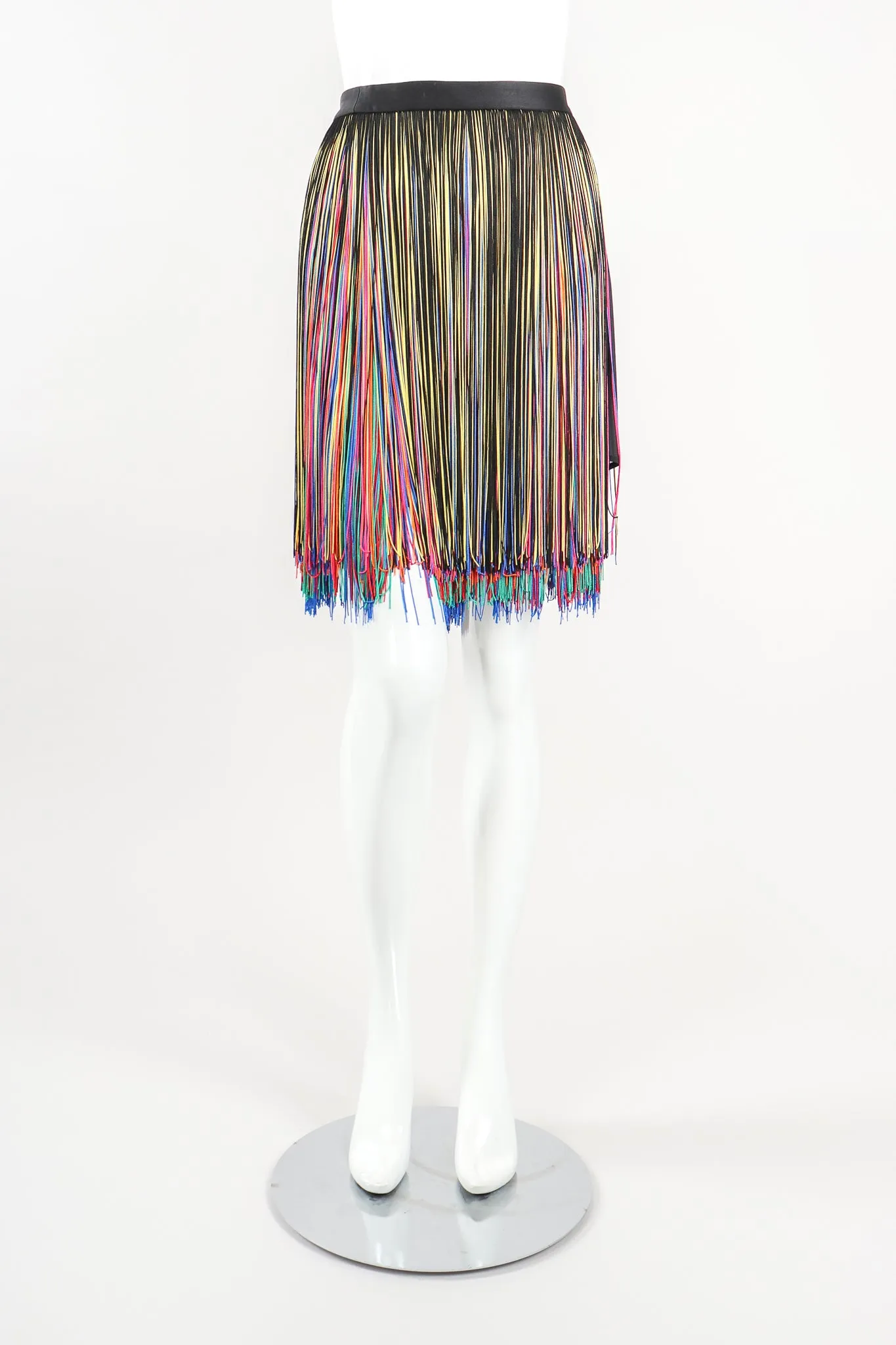 Rainbow Fringe Shimmy Skirt