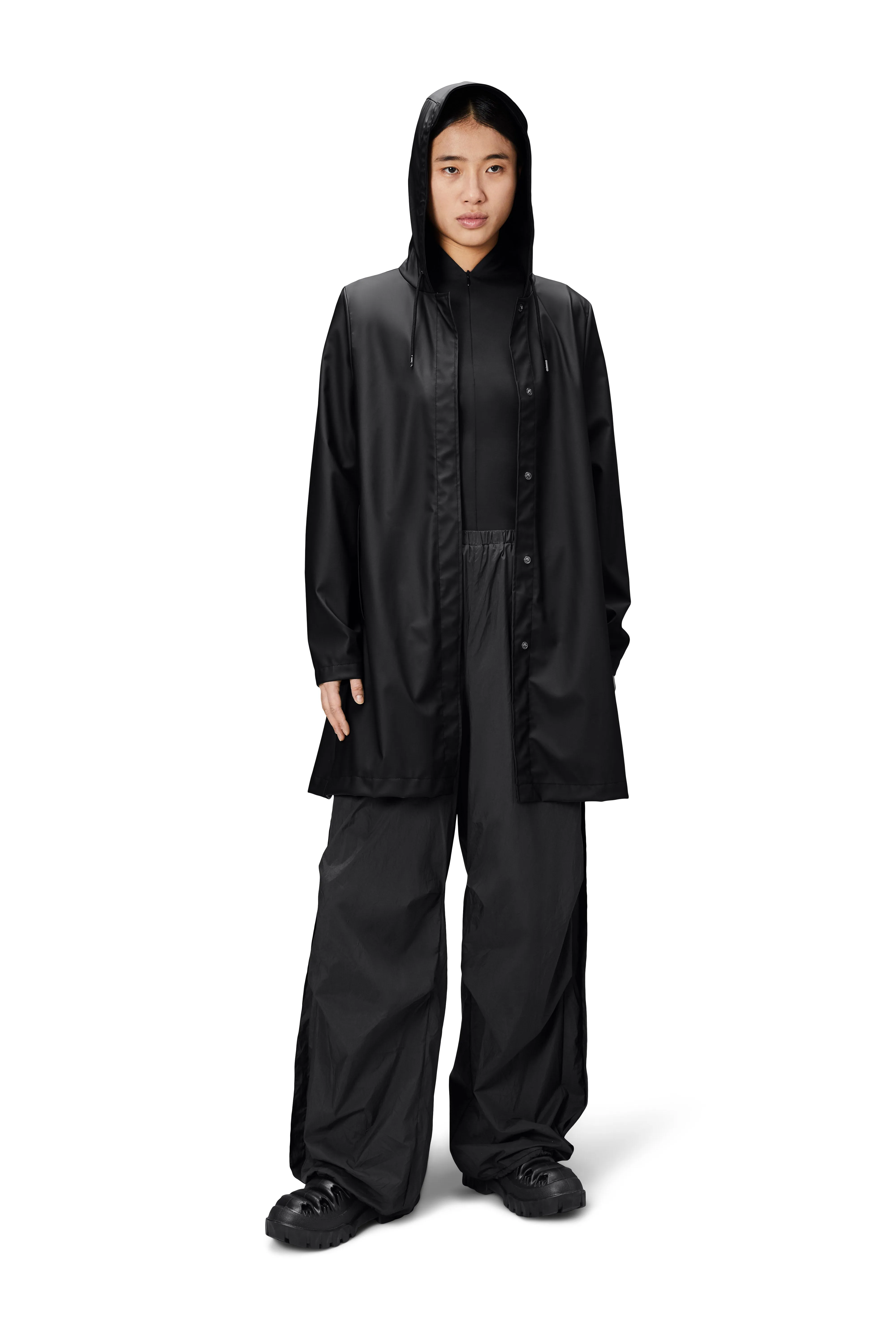 Rains A-Line W Jacket Black Women