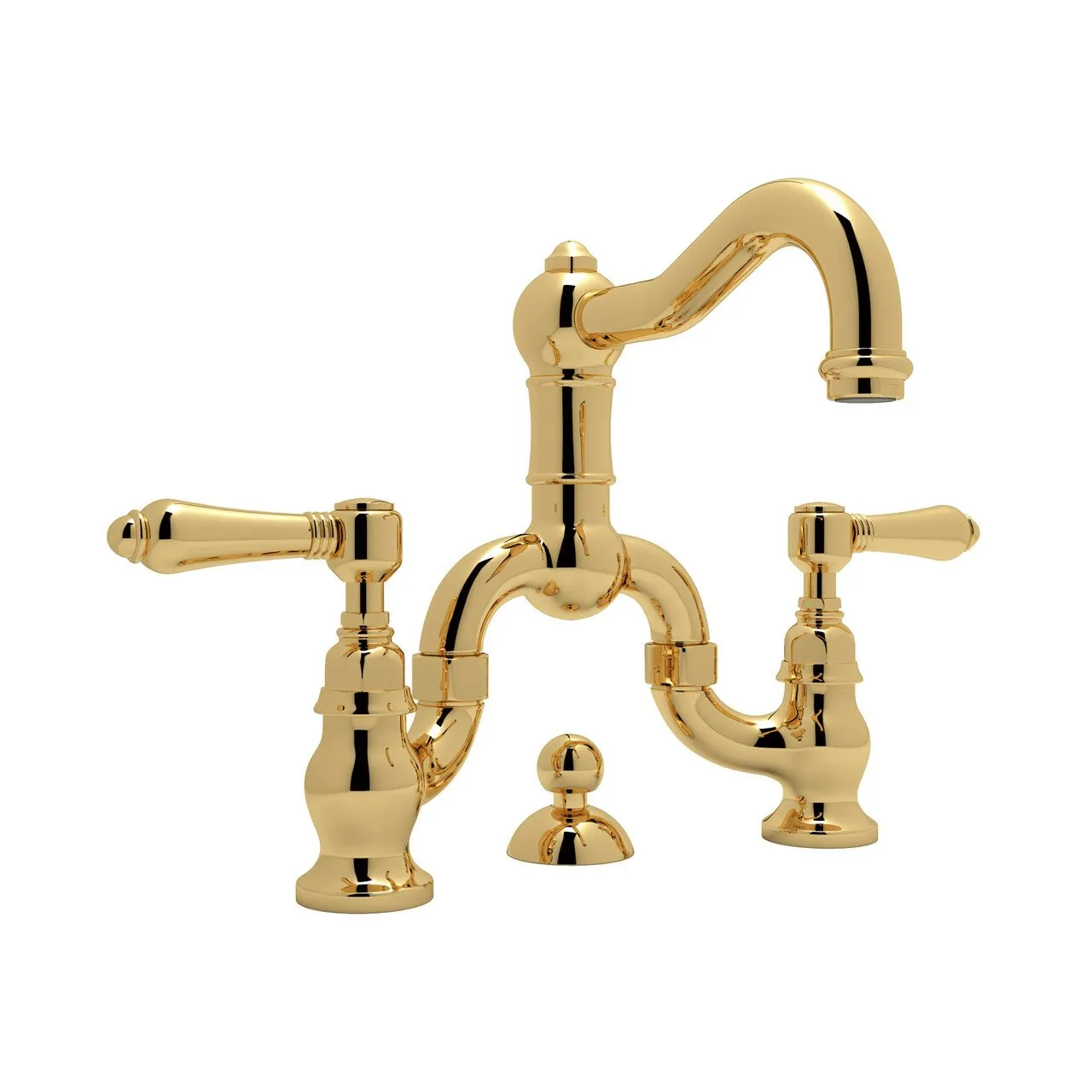 ROHL Acqui Deck Mount Bridge Bathroom Faucet