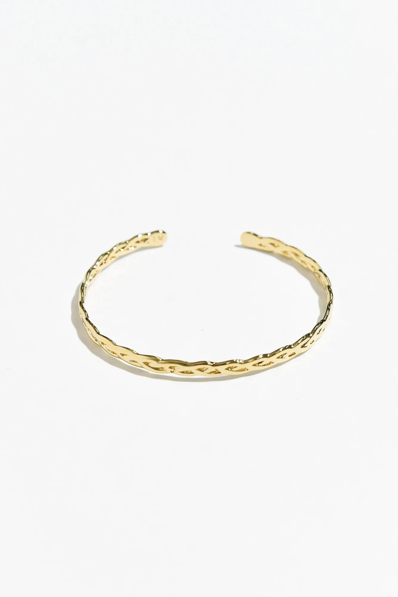 Sylvie Gold Woven Cuff