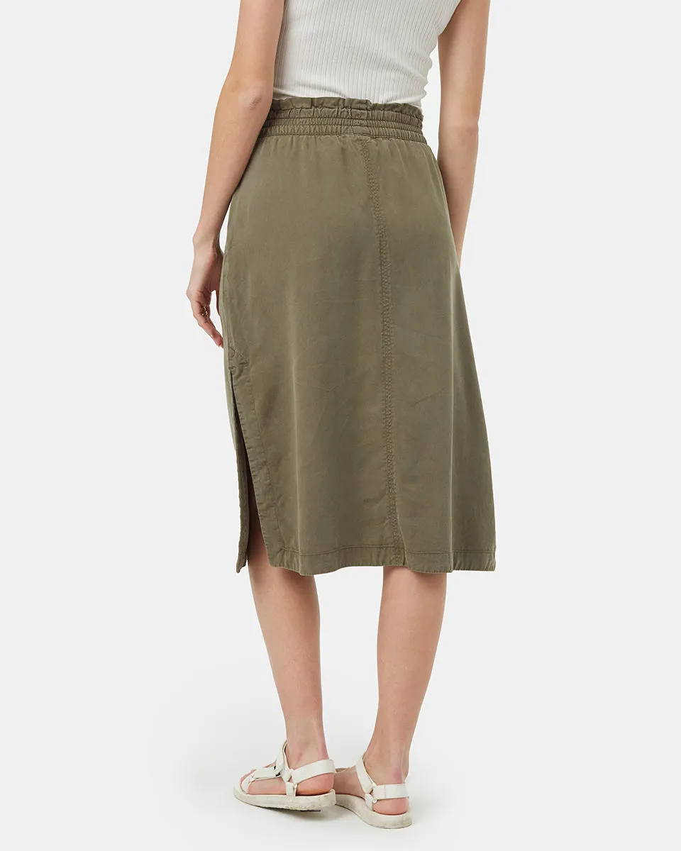 Tencel Midi Skirt