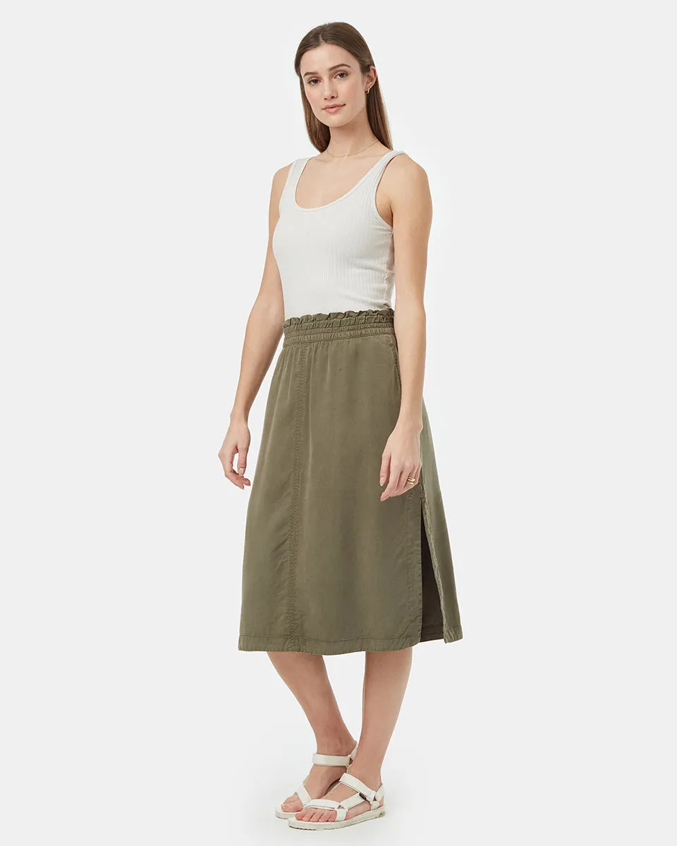 Tencel Midi Skirt