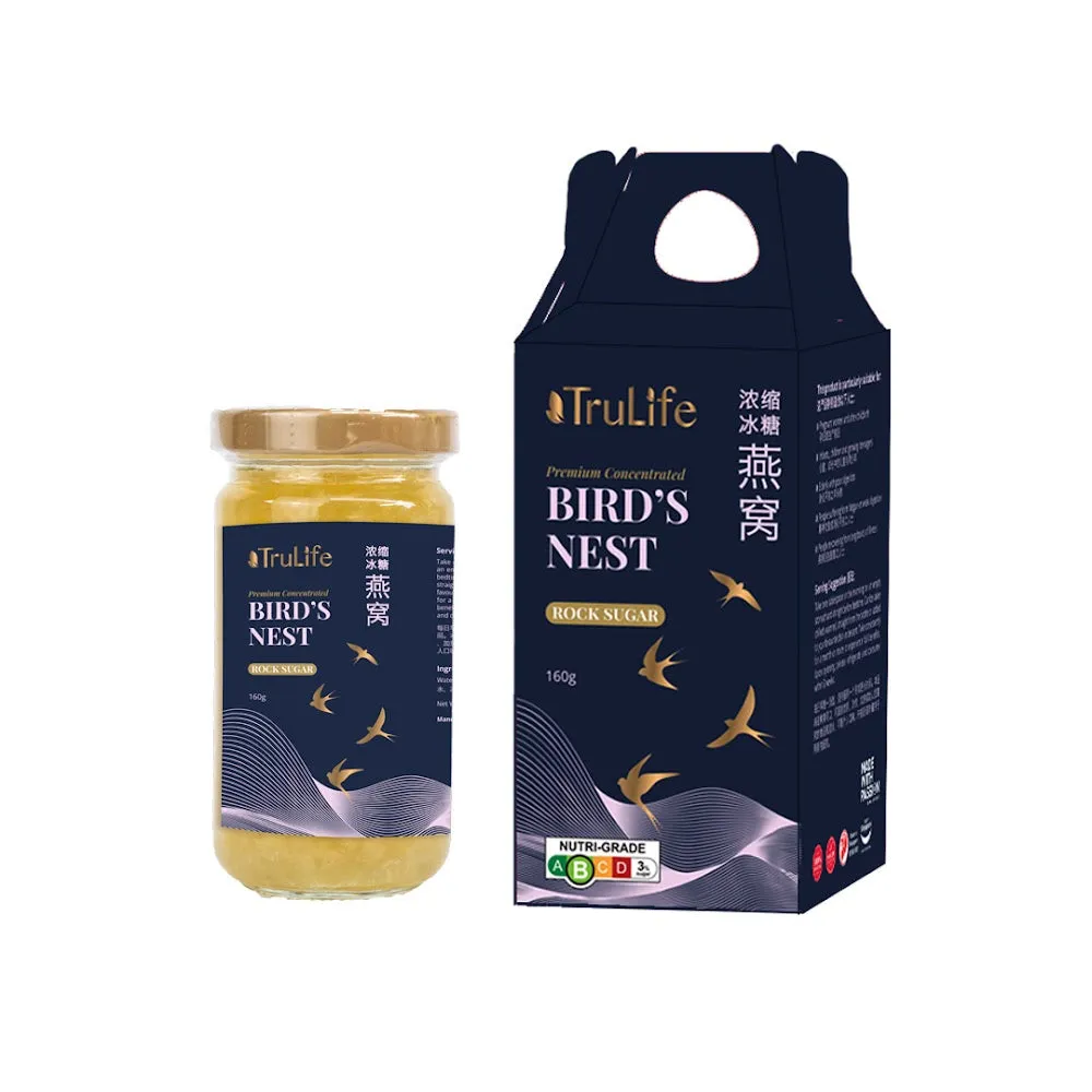 TruLife Premium Concentrated Bird's Nest (Rock Sugar) 160g