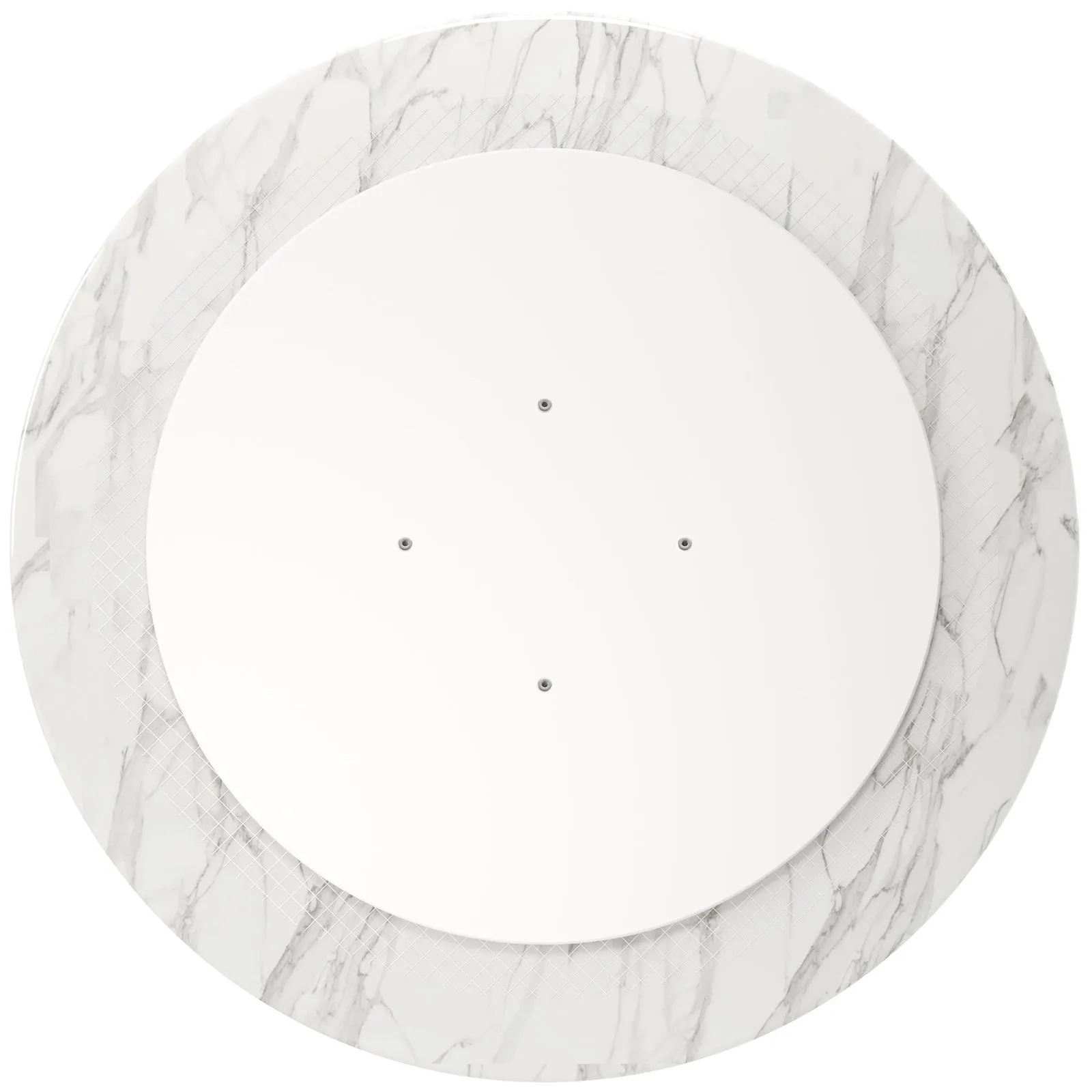 Tulip Marble Dining Table - 40 Round, Gold Base