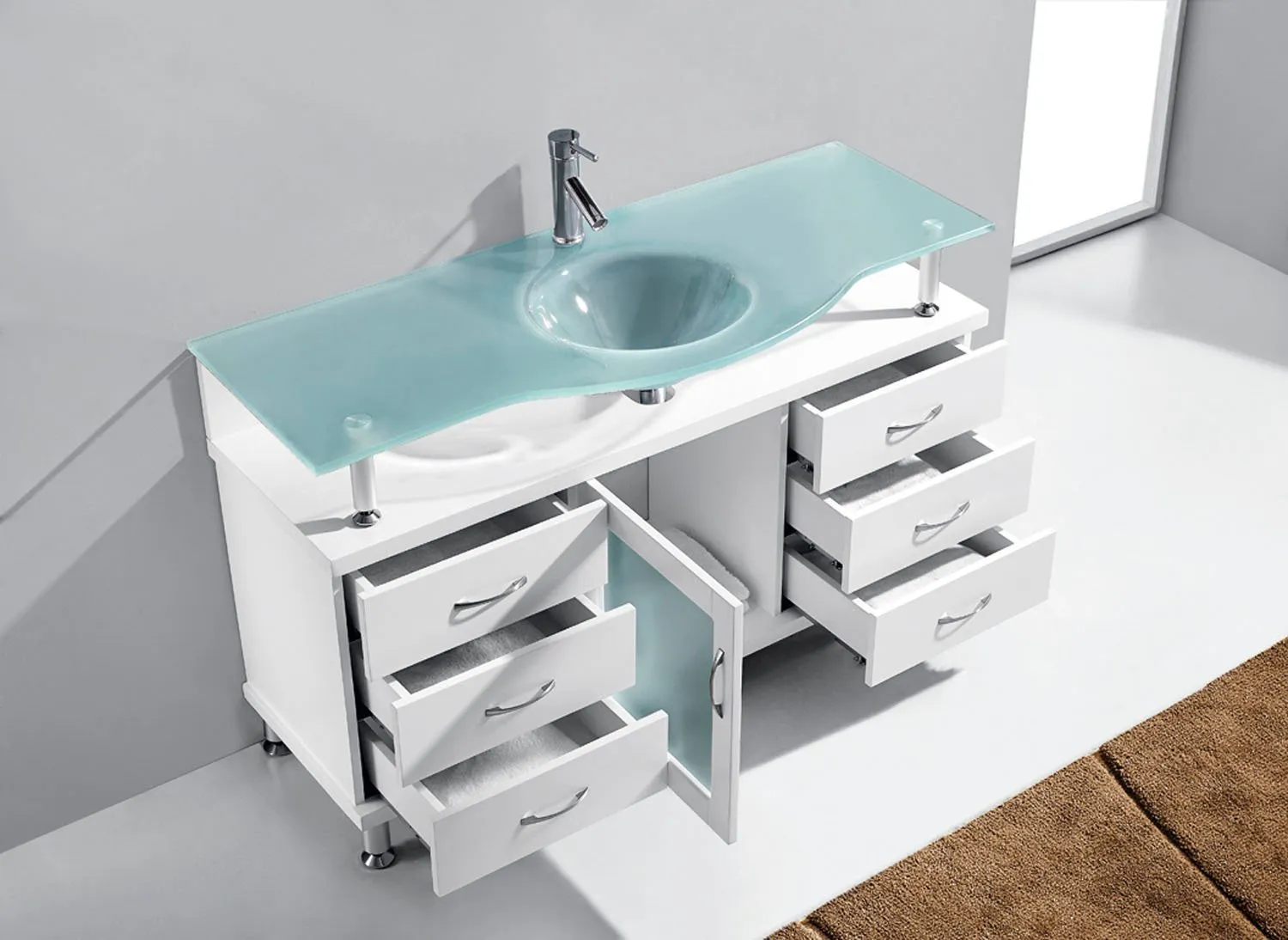 Vincente 55 Single Bathroom Vanity