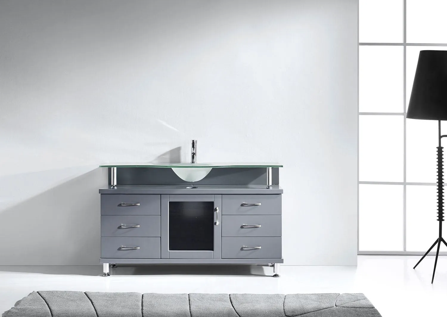 Vincente 55 Single Bathroom Vanity