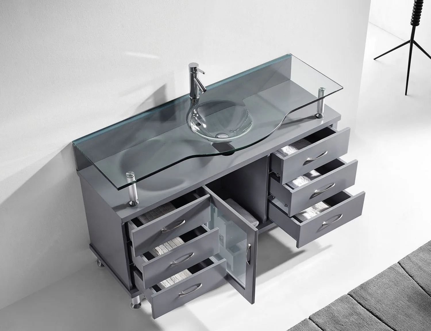 Vincente 55 Single Bathroom Vanity