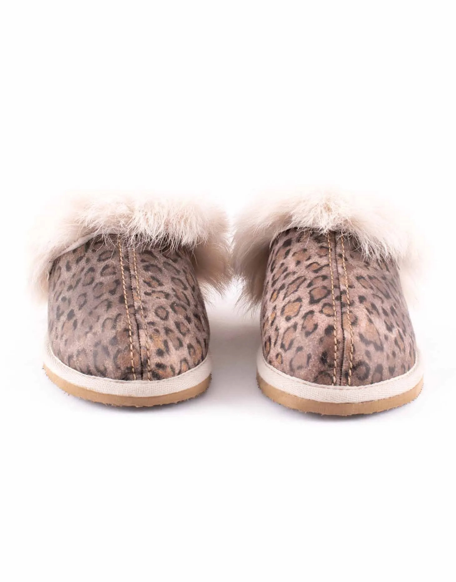 Women's Evelina Slippers – Brown/Leopard