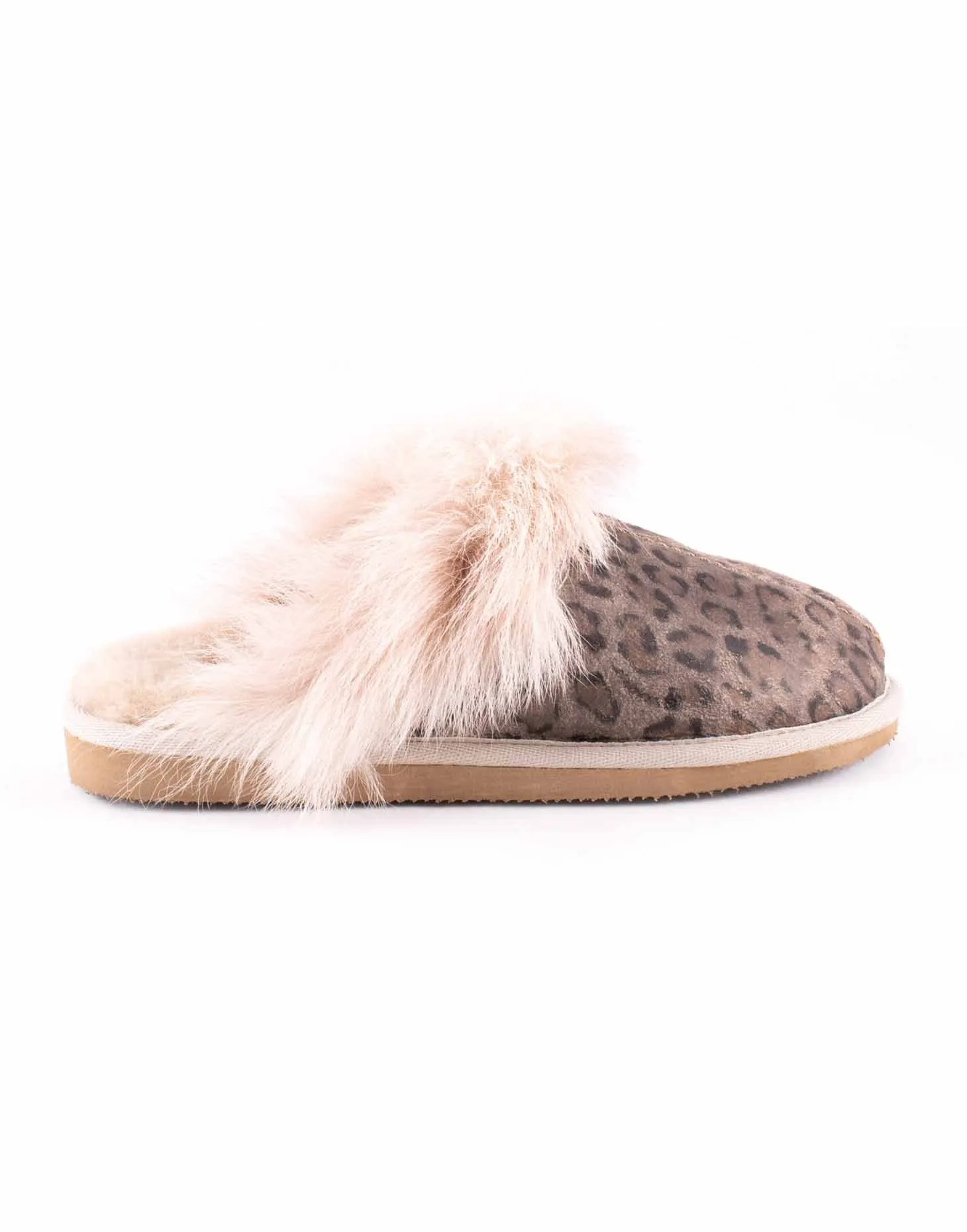 Women's Evelina Slippers – Brown/Leopard