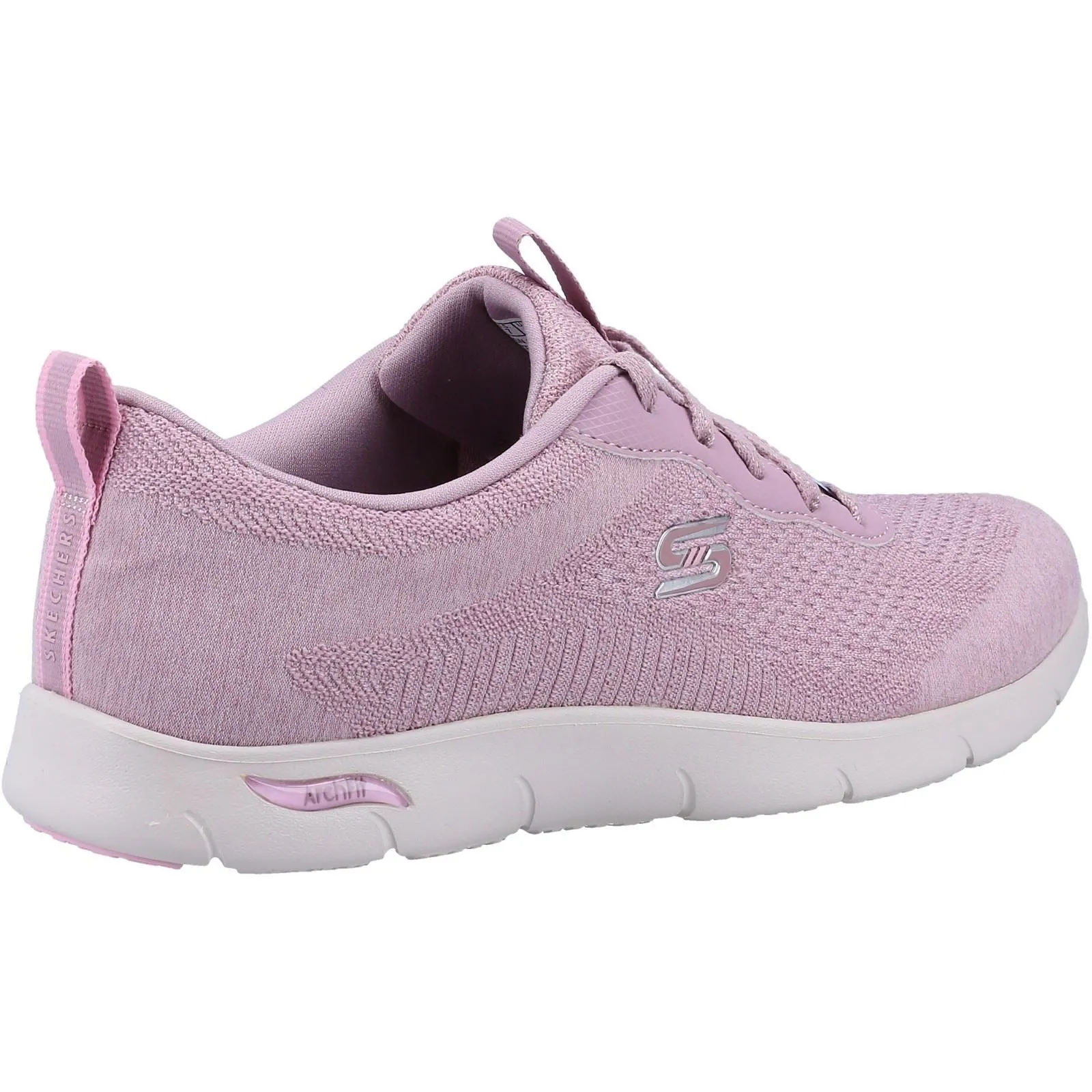 Women's Wide Fit Skechers 104272 Arch Fit Refine Trainers - Mauve