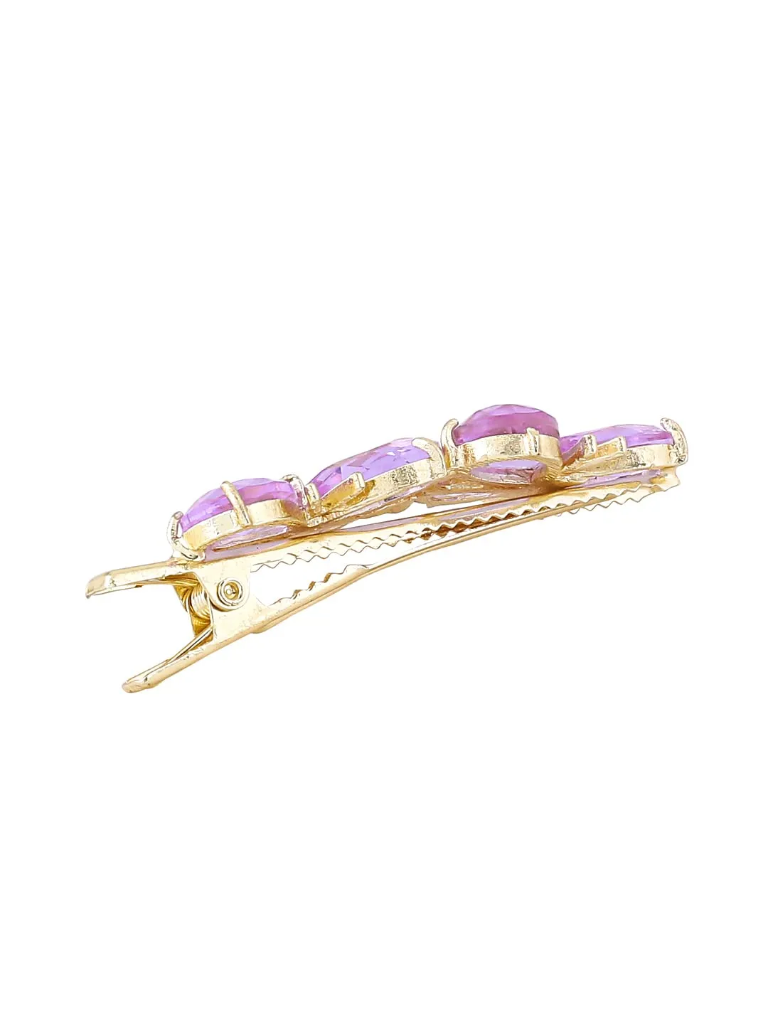 Yellow Chimes Hair Clips for Women Girls Hair Accessories for Women Purple Crystal Hair Clip Butterfly Hair Clips for Girls Hairclips Alligator Clips for Hair Pins for Women and Girls Gift for Women & Girls