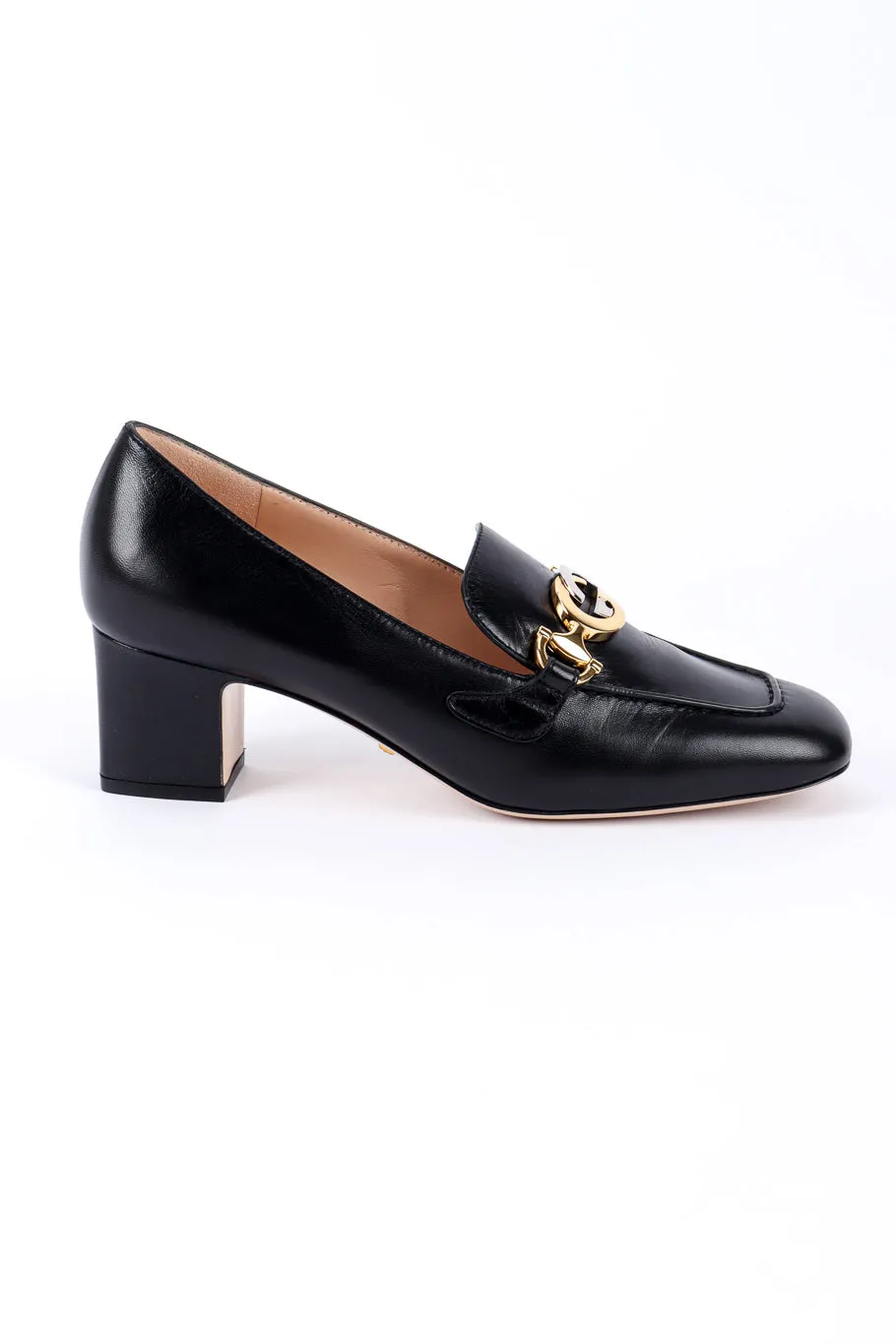 Zumi Horsebit Mid Heel Loafers